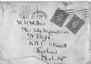 RAF Feltwell letter, 3 Jan 1940