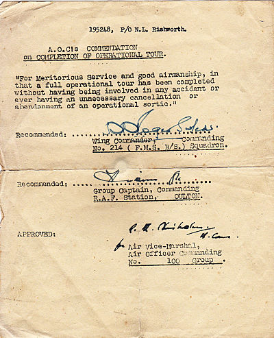 Rishworth_Norman_Lister_commendation_on_completion